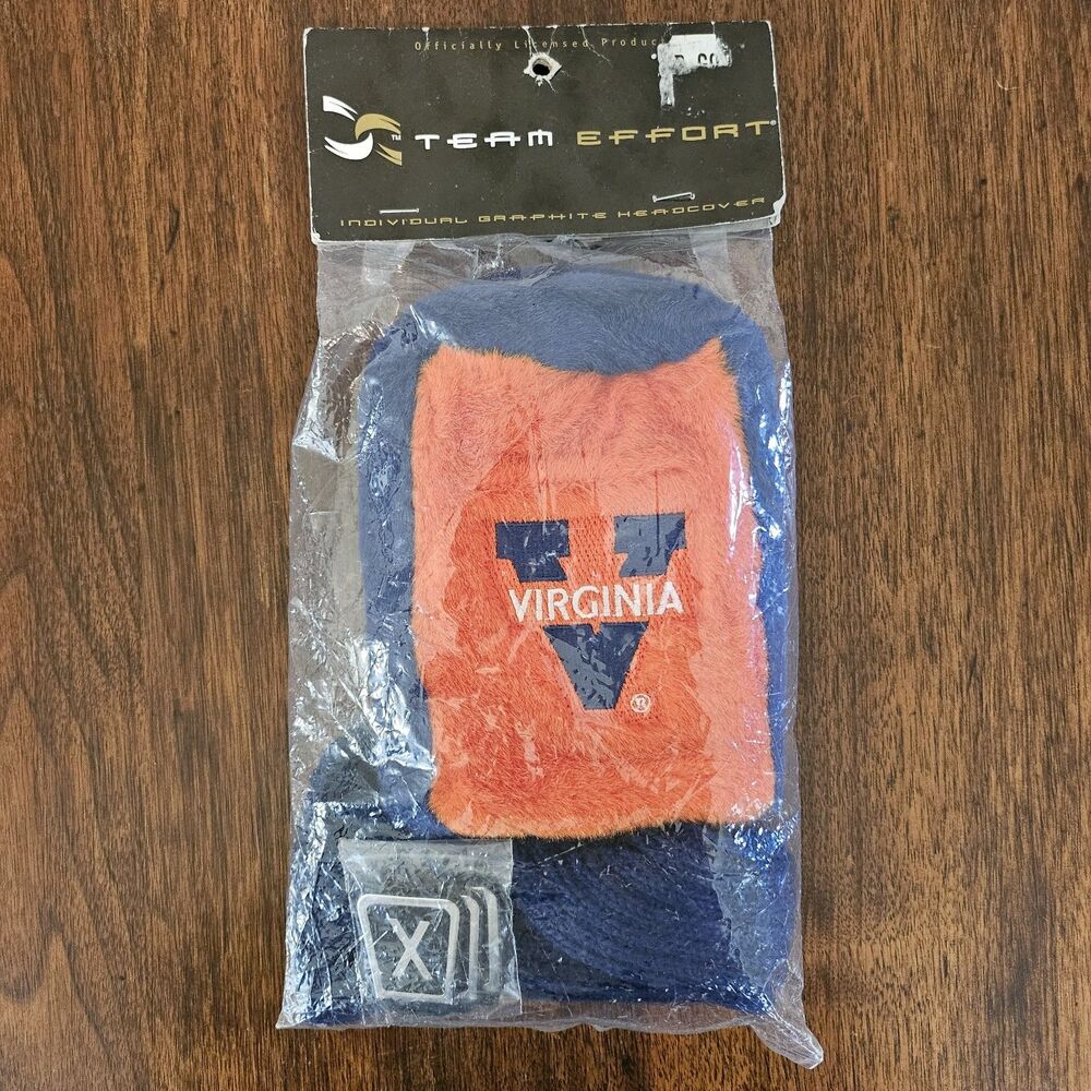 NWT University Of Virginia Golf Club Cover Team Effort UVA